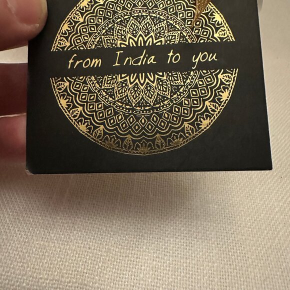 TIK TOK Viral Beaded India Handcrafted Burger Bag With Gold Chain NWT - Picture 7 of 9